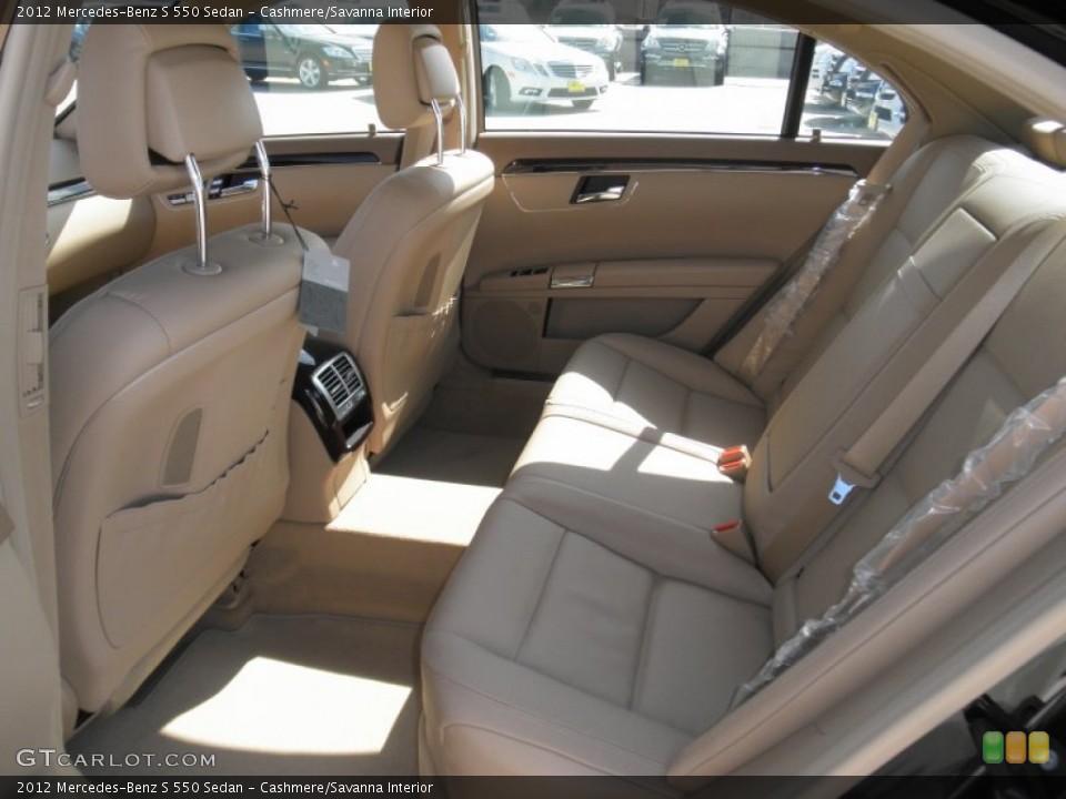 Cashmere/Savanna Interior Photo for the 2012 Mercedes-Benz S 550 Sedan #53648386