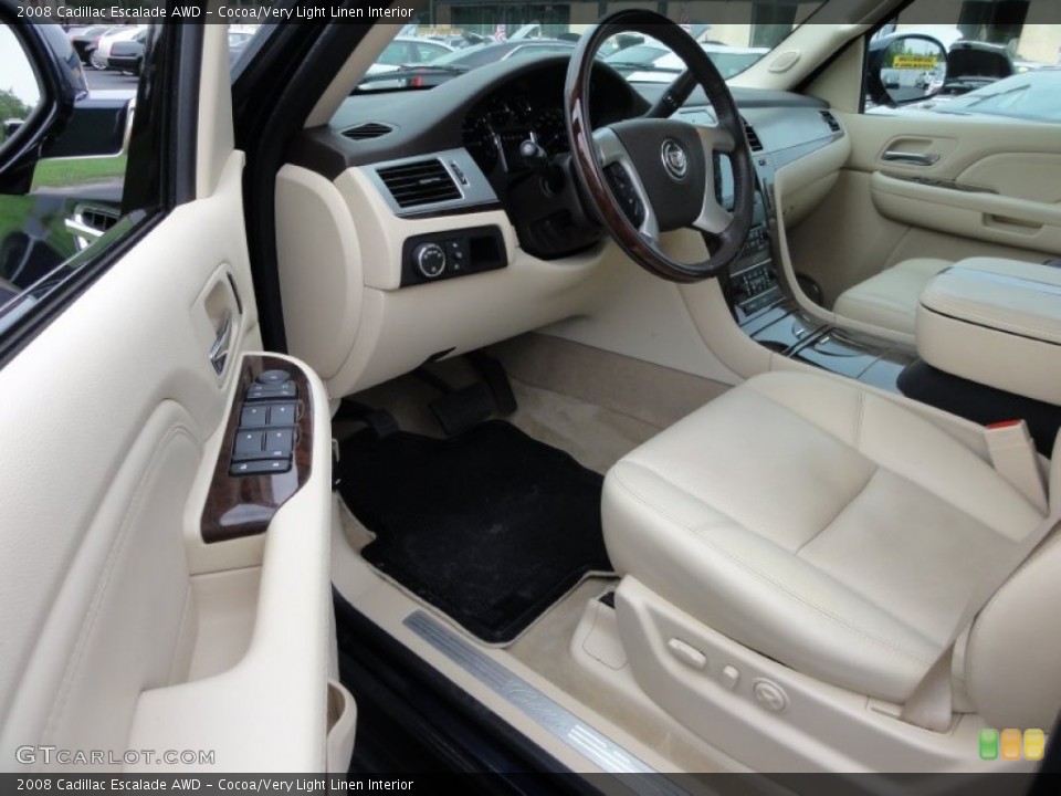 Cocoa/Very Light Linen Interior Photo for the 2008 Cadillac Escalade AWD #53648394