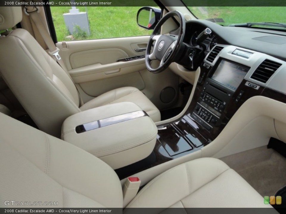 Cocoa/Very Light Linen Interior Photo for the 2008 Cadillac Escalade AWD #53648479