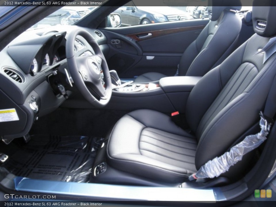 Black Interior Photo for the 2012 Mercedes-Benz SL 63 AMG Roadster #53648694