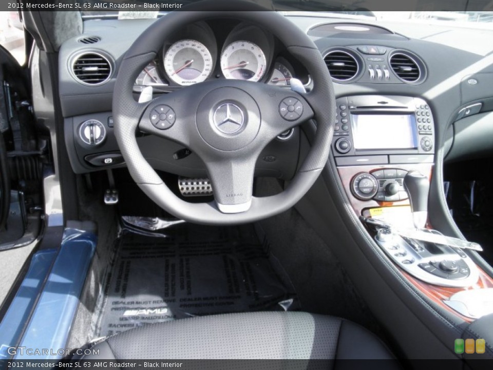 Black Interior Dashboard for the 2012 Mercedes-Benz SL 63 AMG Roadster #53648712