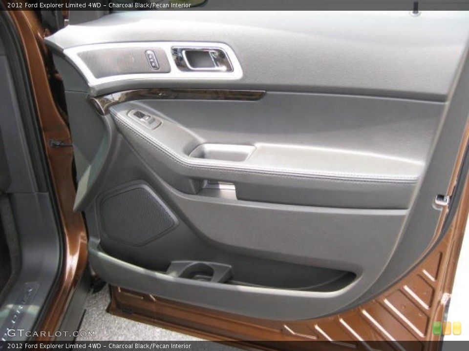 Charcoal Black/Pecan Interior Door Panel for the 2012 Ford Explorer Limited 4WD #53648754
