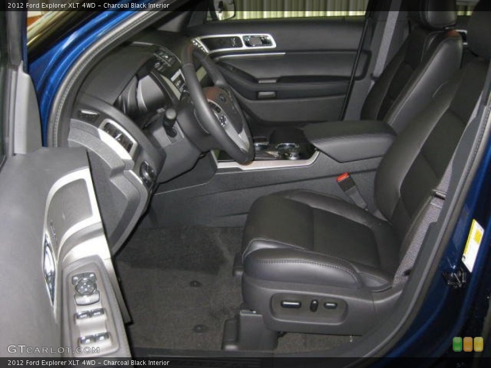 Charcoal Black Interior Photo for the 2012 Ford Explorer XLT 4WD #53649010