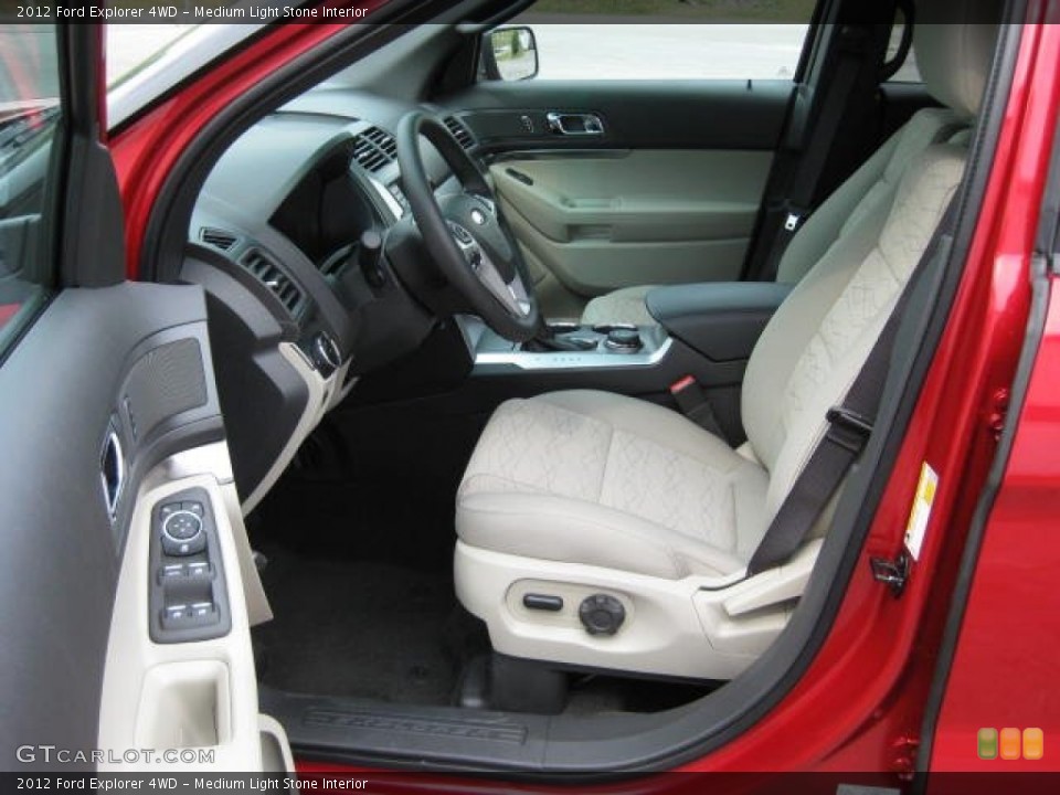 Medium Light Stone Interior Photo for the 2012 Ford Explorer 4WD #53649366