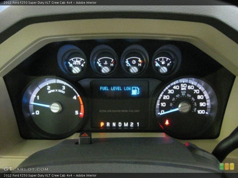 Adobe Interior Gauges for the 2012 Ford F250 Super Duty XLT Crew Cab 4x4 #53649411