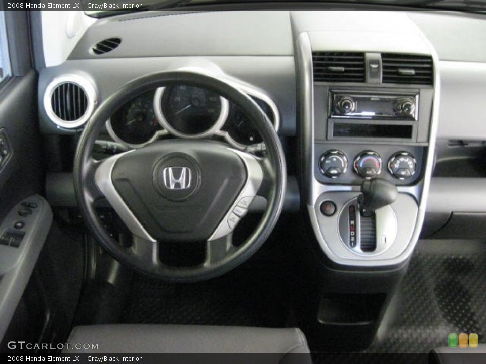 Gray/Black Interior Dashboard for the 2008 Honda Element LX #53649489