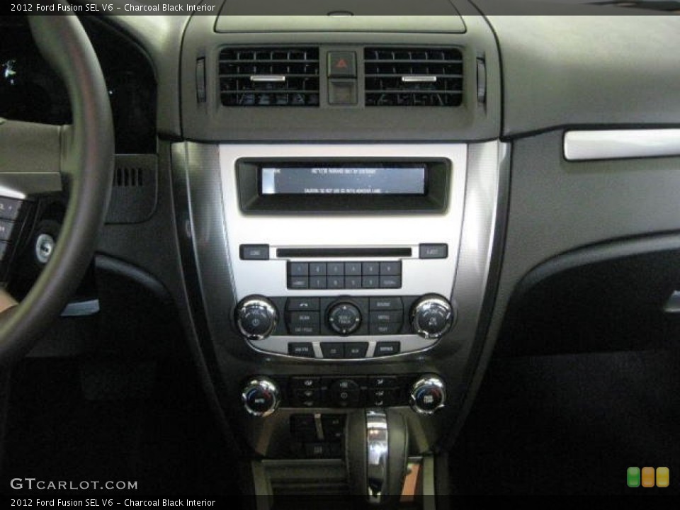 Charcoal Black Interior Controls for the 2012 Ford Fusion SEL V6 #53650056