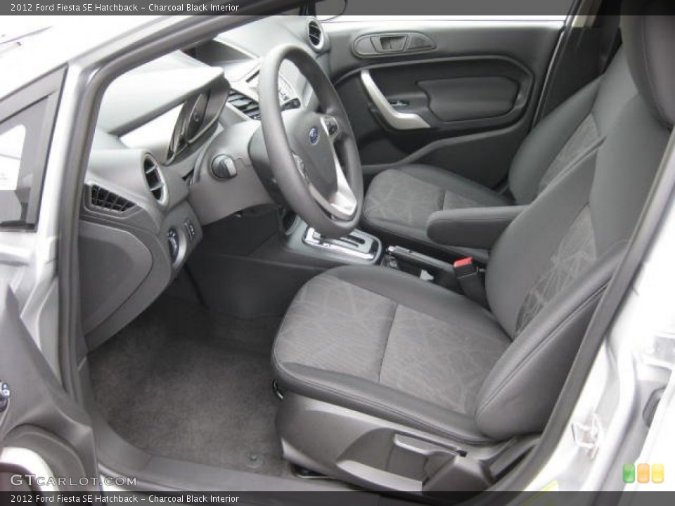 Charcoal Black Interior Photo for the 2012 Ford Fiesta SE Hatchback #53650141