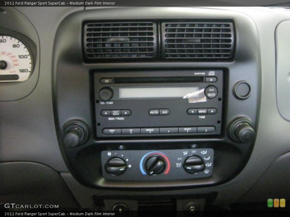 Medium Dark Flint Interior Audio System for the 2011 Ford Ranger Sport SuperCab #53650149