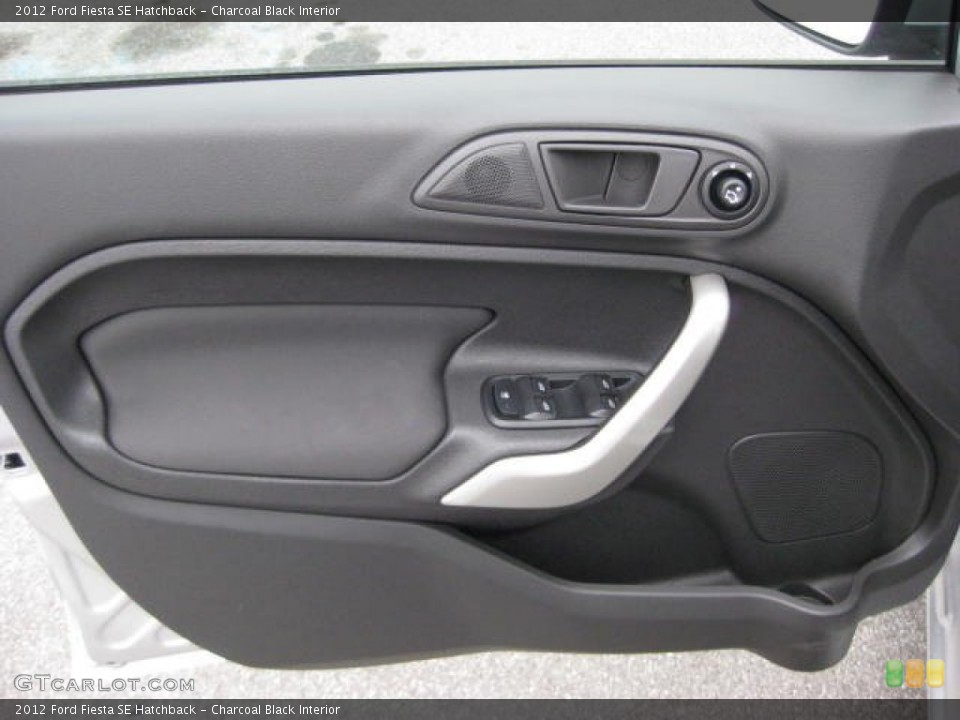 Charcoal Black Interior Door Panel for the 2012 Ford Fiesta SE Hatchback #53650164