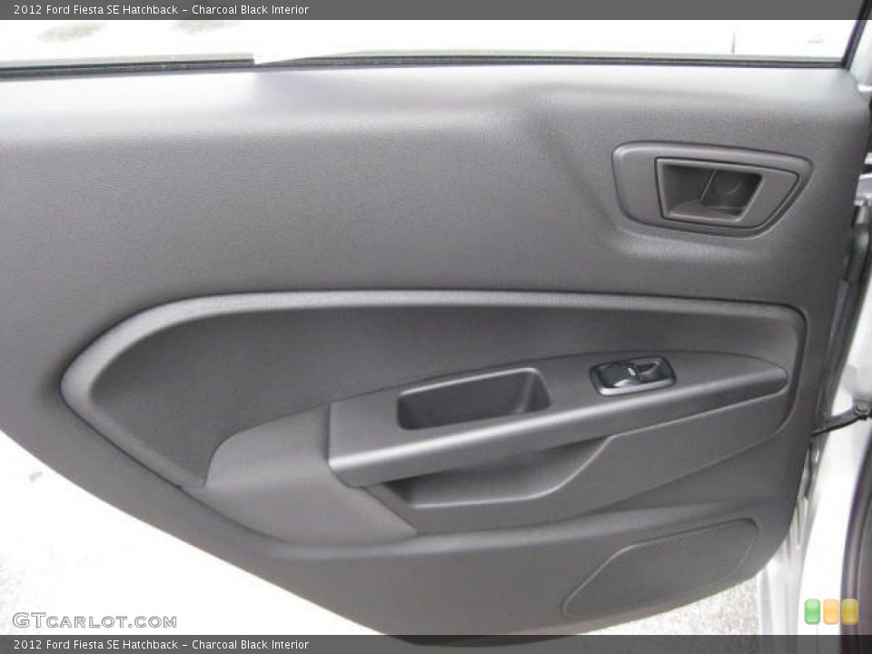 Charcoal Black Interior Door Panel for the 2012 Ford Fiesta SE Hatchback #53650197
