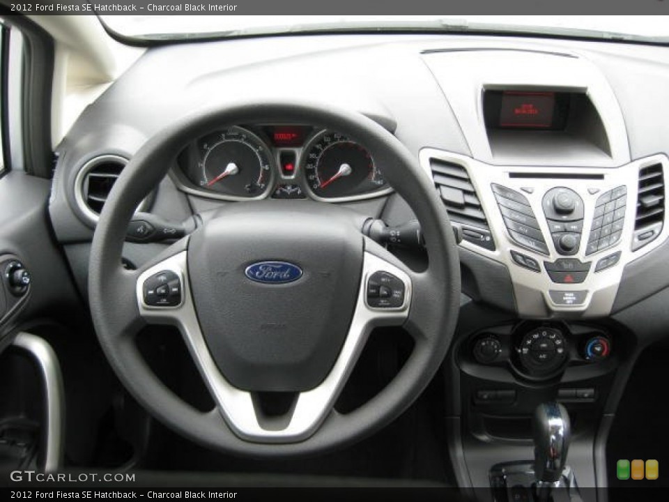 Charcoal Black Interior Dashboard for the 2012 Ford Fiesta SE Hatchback #53650275