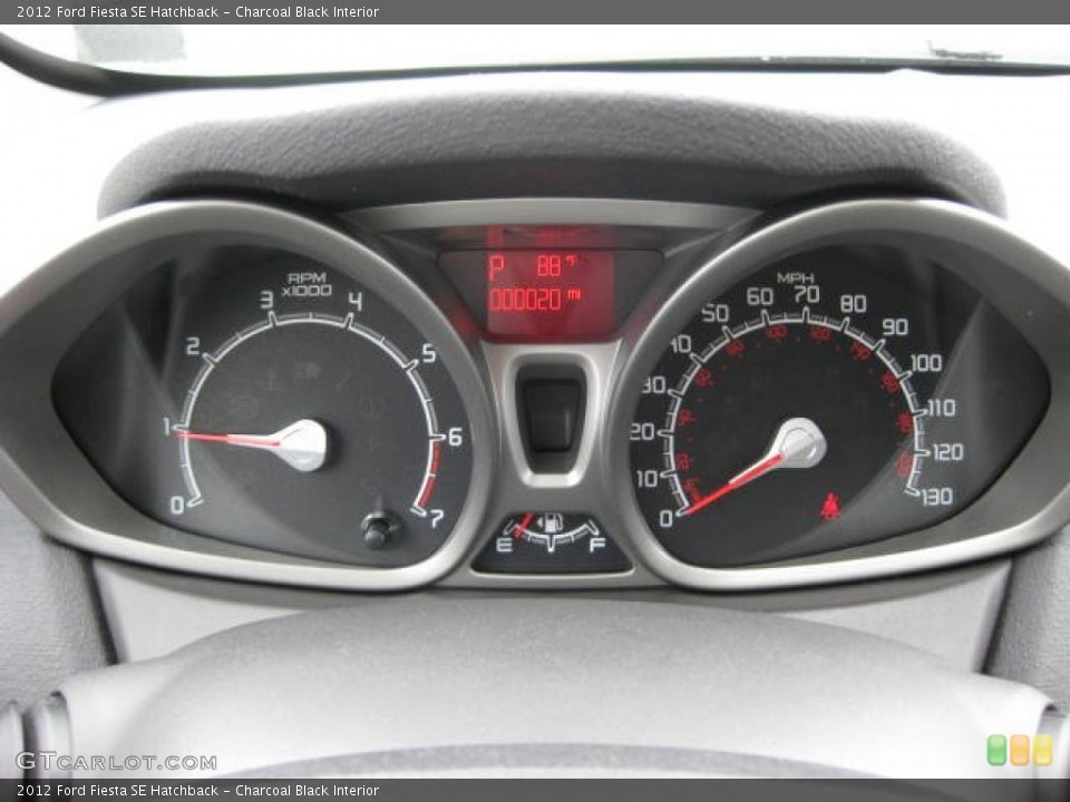 Charcoal Black Interior Gauges for the 2012 Ford Fiesta SE Hatchback #53650337