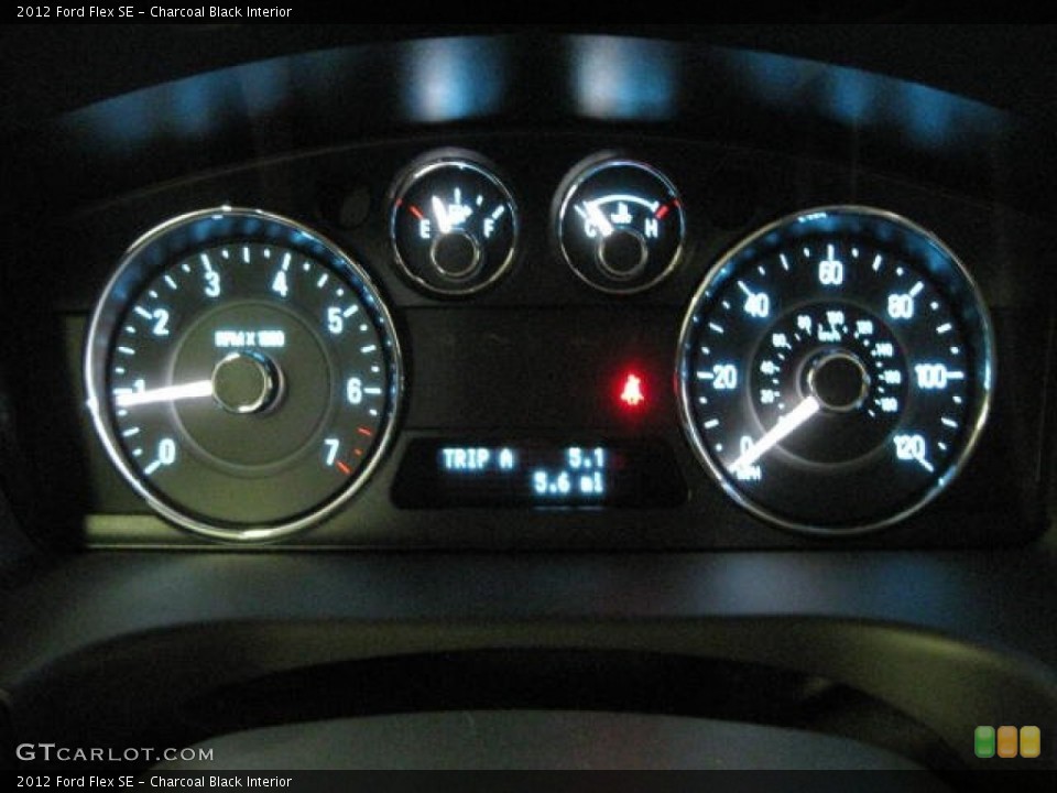 Charcoal Black Interior Gauges for the 2012 Ford Flex SE #53650461
