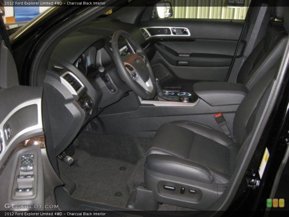 Charcoal Black Interior Photo for the 2012 Ford Explorer Limited 4WD #53650500