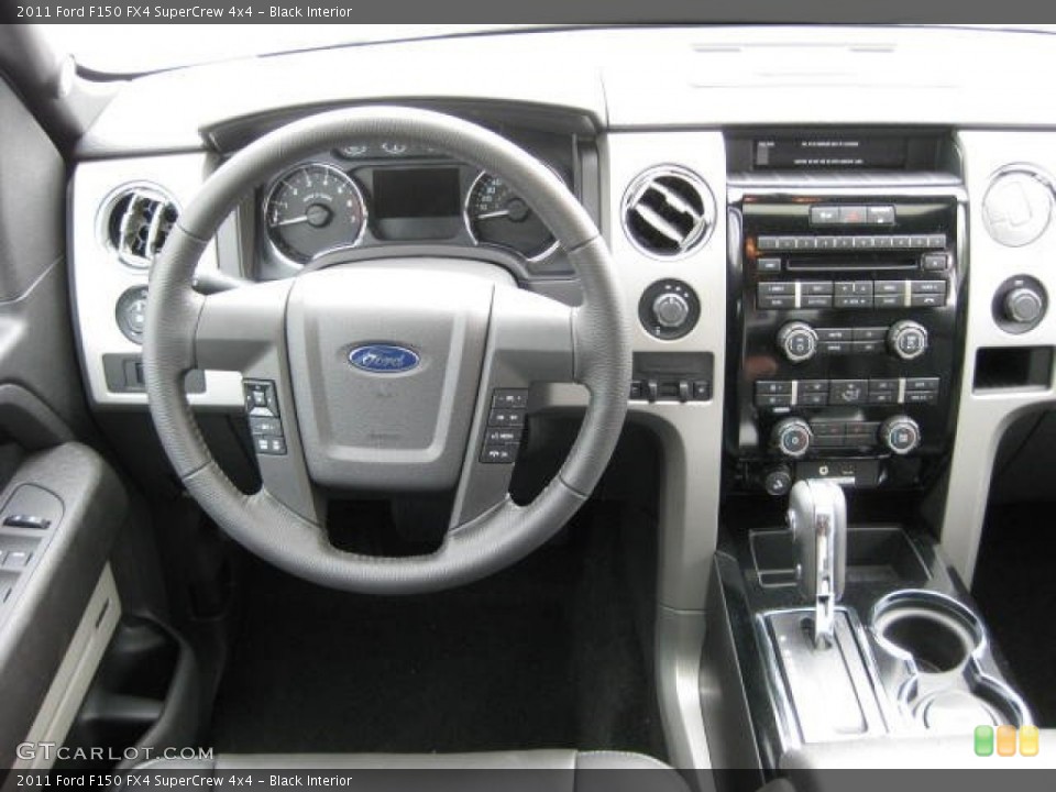 Black Interior Dashboard for the 2011 Ford F150 FX4 SuperCrew 4x4 #53650785