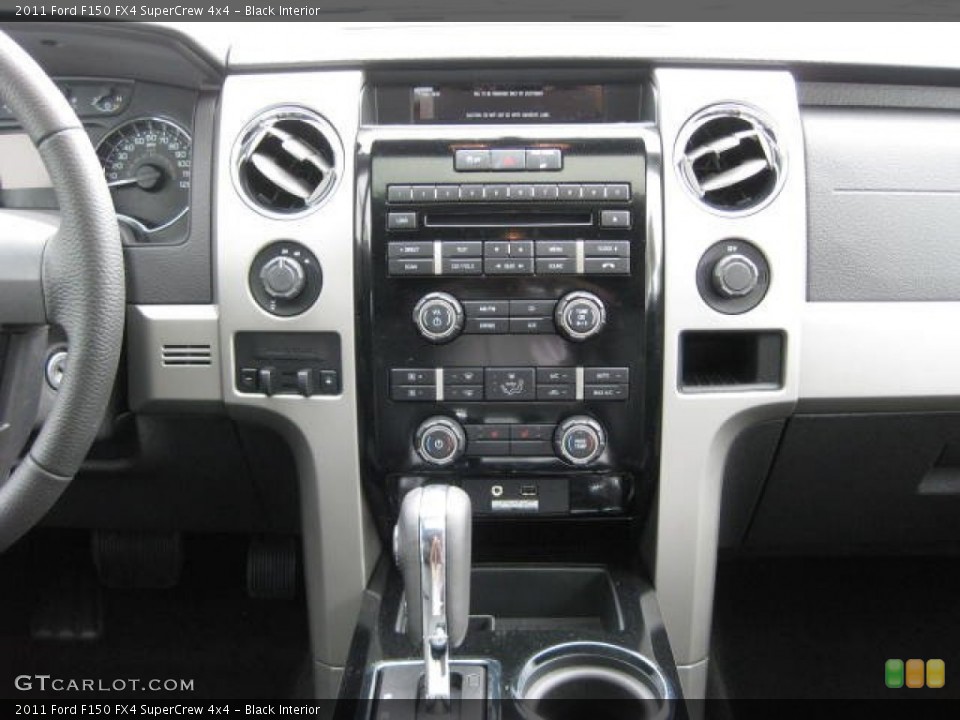 Black Interior Controls for the 2011 Ford F150 FX4 SuperCrew 4x4 #53650797