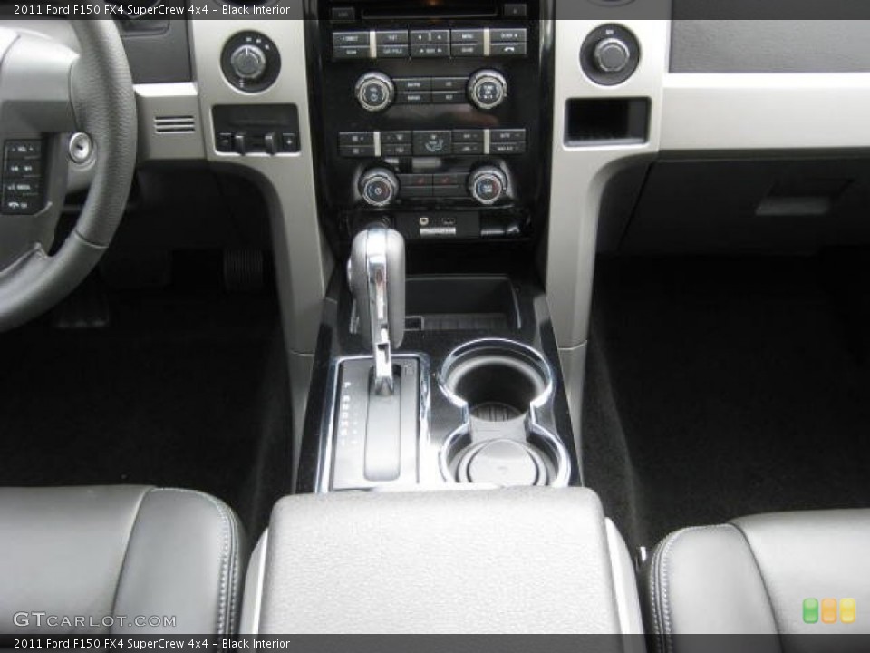 Black Interior Controls for the 2011 Ford F150 FX4 SuperCrew 4x4 #53650809
