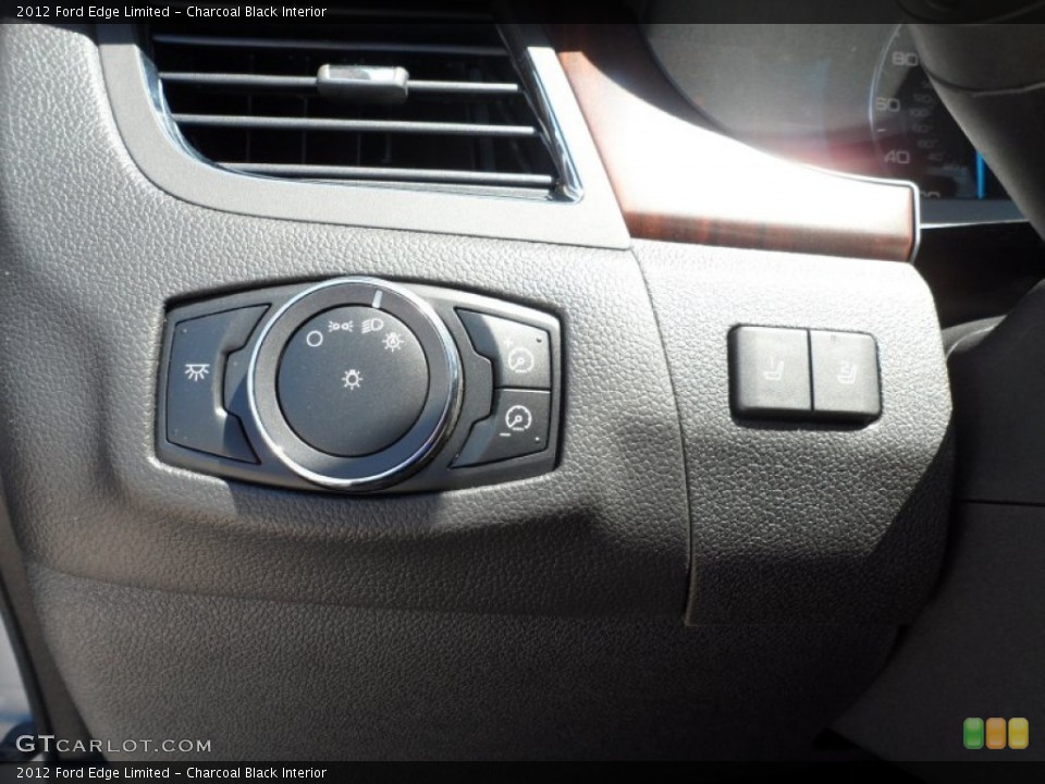 Charcoal Black Interior Controls for the 2012 Ford Edge Limited #53651832