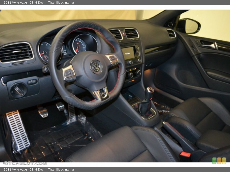 Titan Black Interior Prime Interior for the 2011 Volkswagen GTI 4 Door #53652383