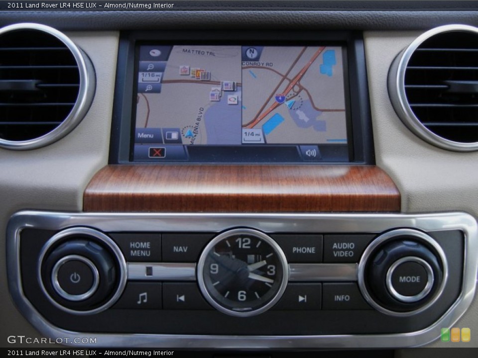 Almond/Nutmeg Interior Navigation for the 2011 Land Rover LR4 HSE LUX #53652395
