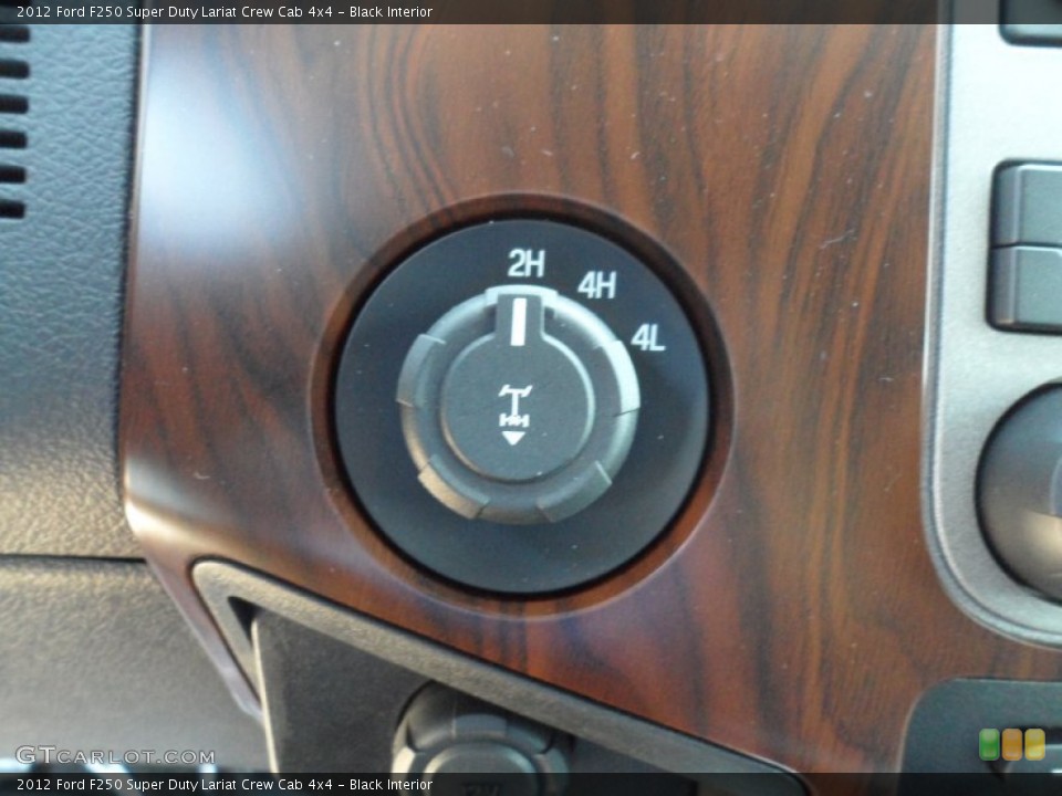 Black Interior Controls for the 2012 Ford F250 Super Duty Lariat Crew Cab 4x4 #53652403