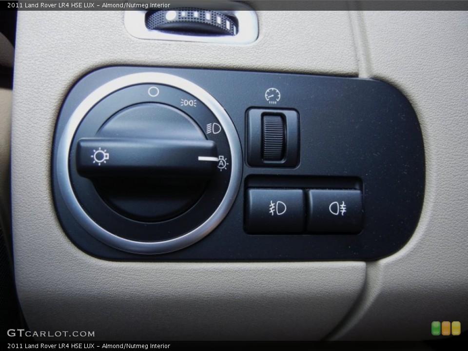 Almond/Nutmeg Interior Controls for the 2011 Land Rover LR4 HSE LUX #53652469
