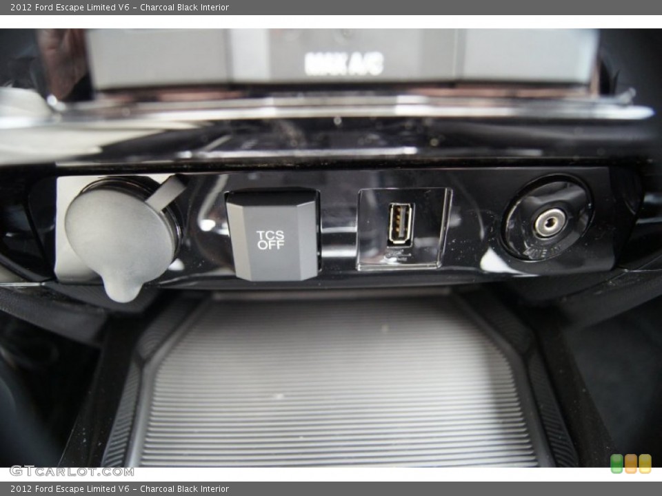 Charcoal Black Interior Controls for the 2012 Ford Escape Limited V6 #53653527
