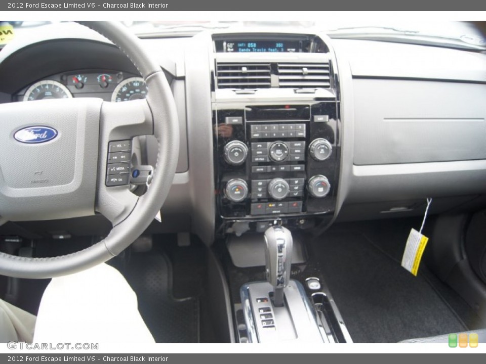 Charcoal Black Interior Controls for the 2012 Ford Escape Limited V6 #53653586