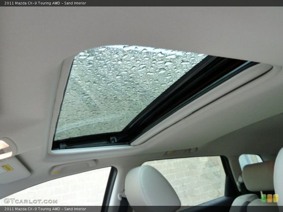 Sand Interior Sunroof for the 2011 Mazda CX-9 Touring AWD #53653955