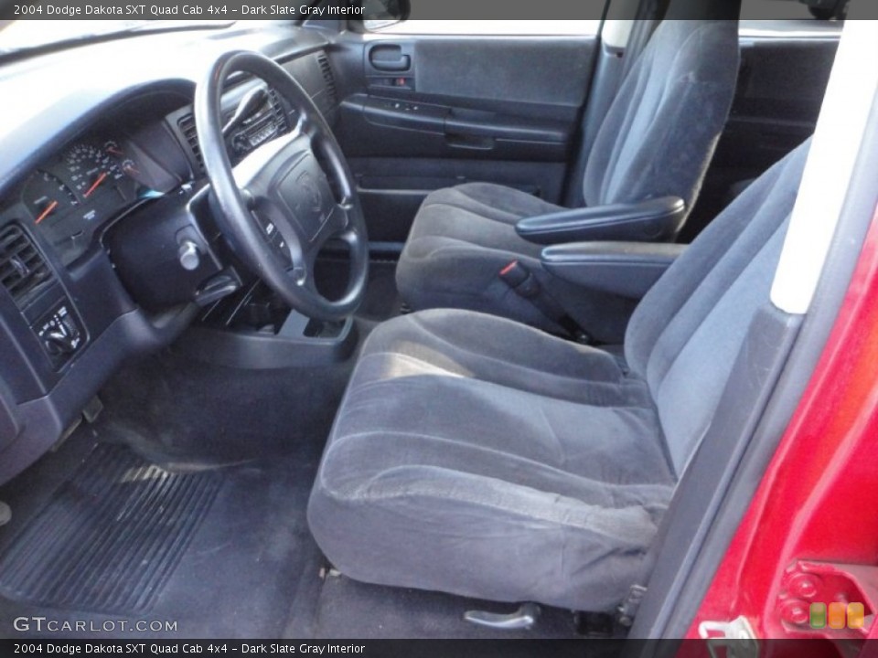 Dark Slate Gray Interior Photo for the 2004 Dodge Dakota SXT Quad Cab 4x4 #53654369