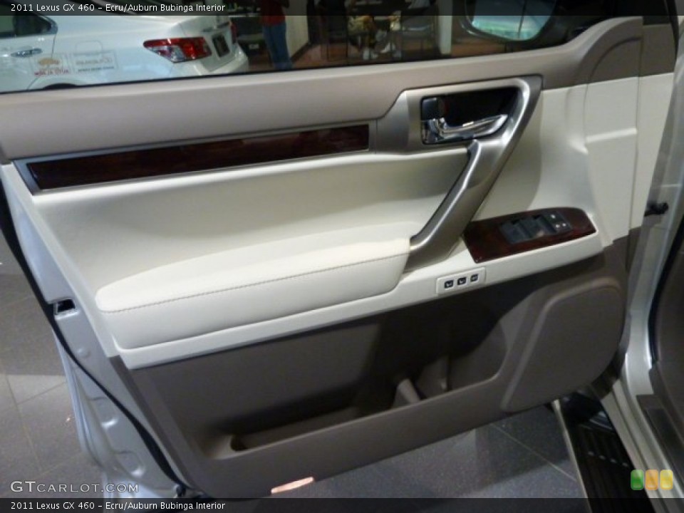 Ecru/Auburn Bubinga Interior Door Panel for the 2011 Lexus GX 460 #53654600