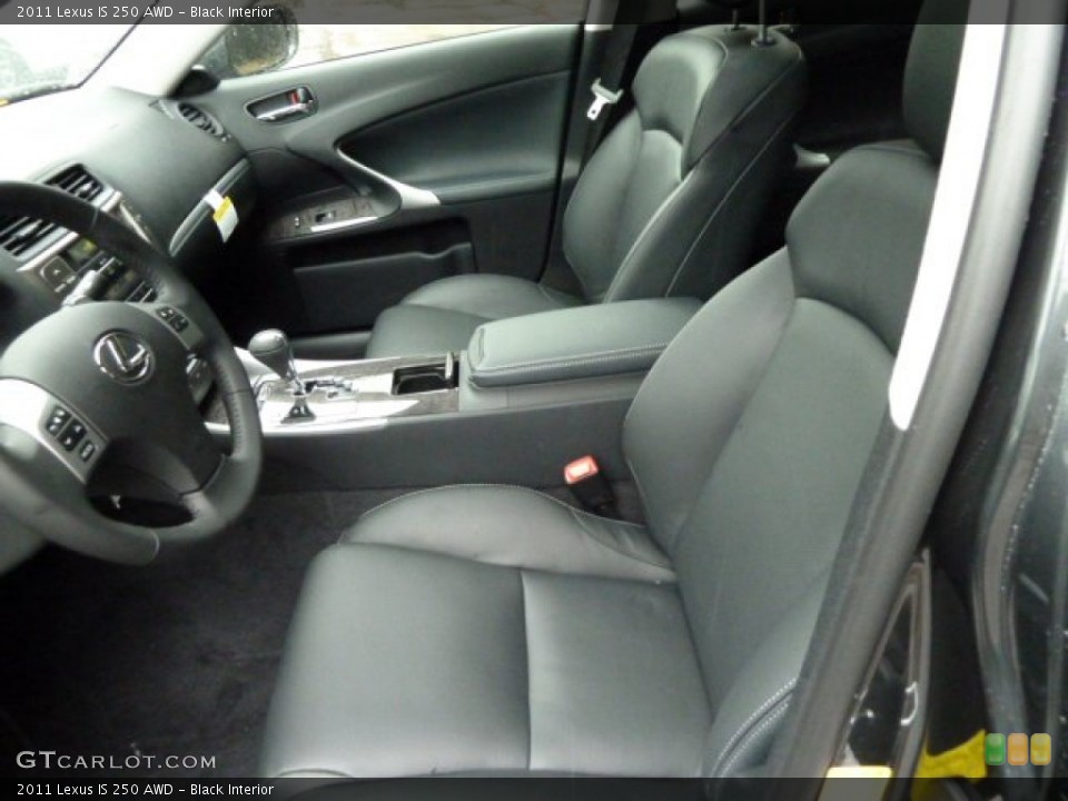 Black Interior Photo for the 2011 Lexus IS 250 AWD #53654848