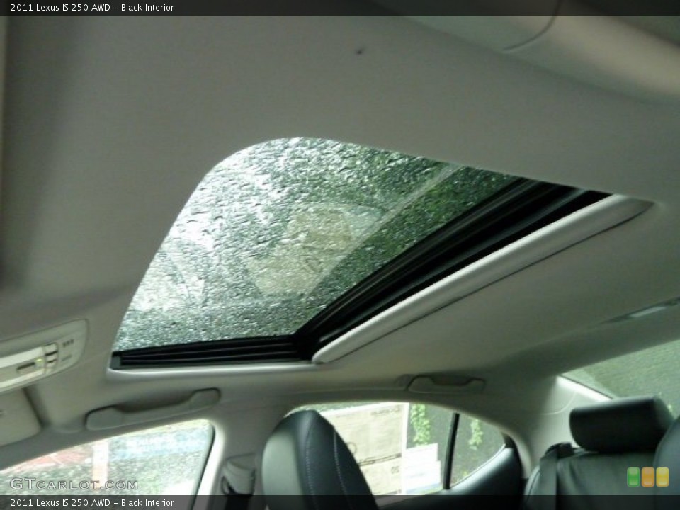 Black Interior Sunroof for the 2011 Lexus IS 250 AWD #53654937