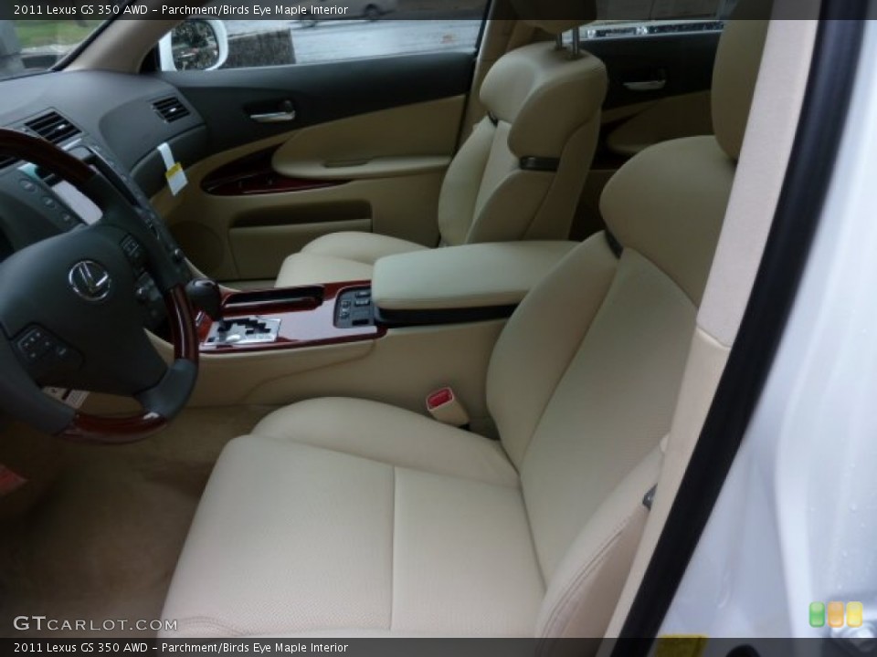 Parchment/Birds Eye Maple Interior Photo for the 2011 Lexus GS 350 AWD #53655149