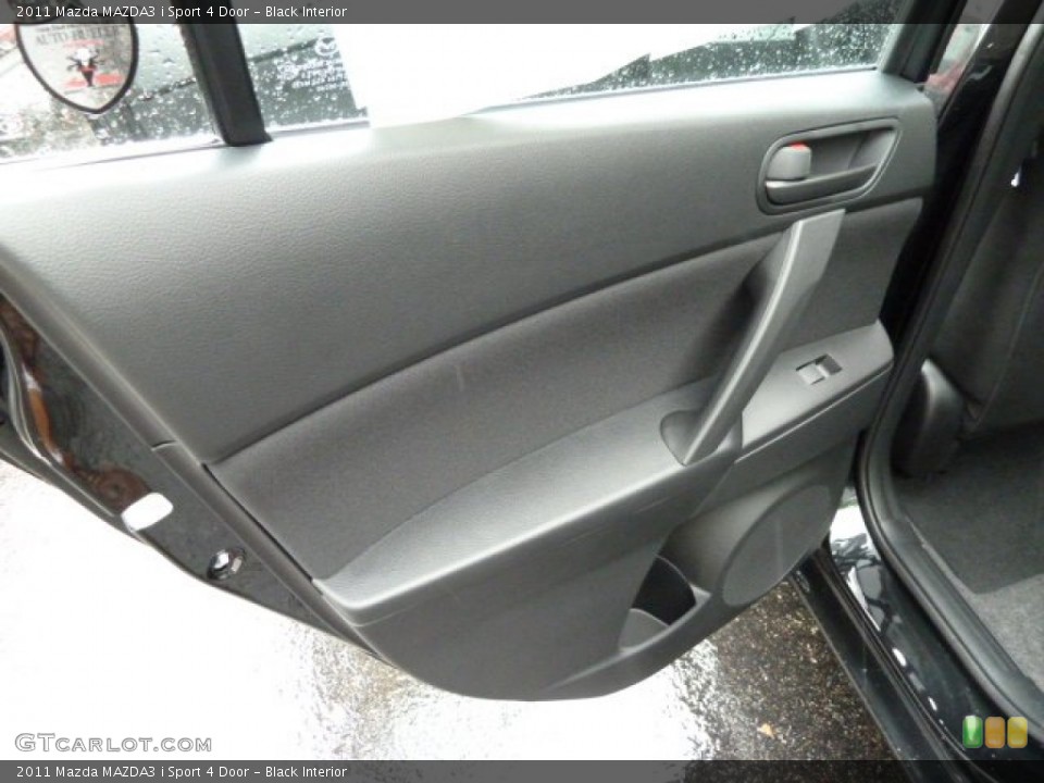 Black Interior Door Panel for the 2011 Mazda MAZDA3 i Sport 4 Door #53655355
