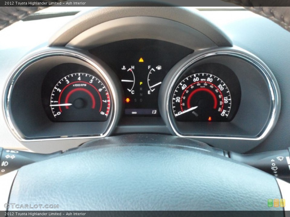 Ash Interior Gauges for the 2012 Toyota Highlander Limited #53656001