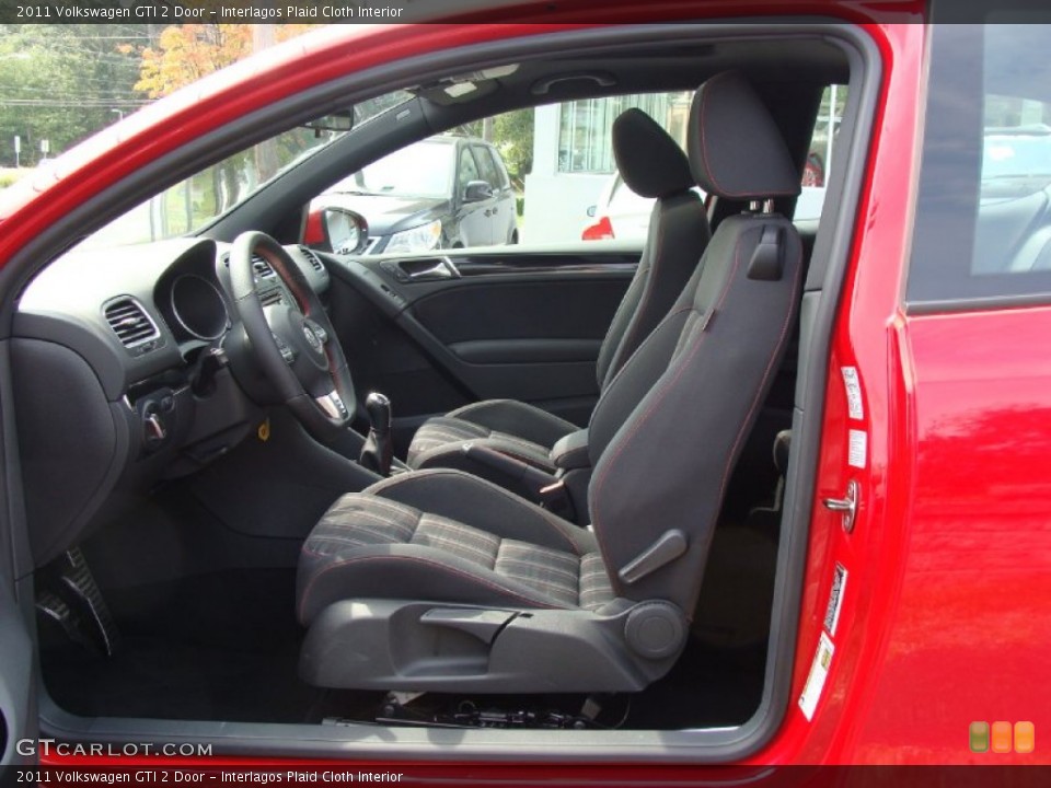 Interlagos Plaid Cloth Interior Photo for the 2011 Volkswagen GTI 2 Door #53657255