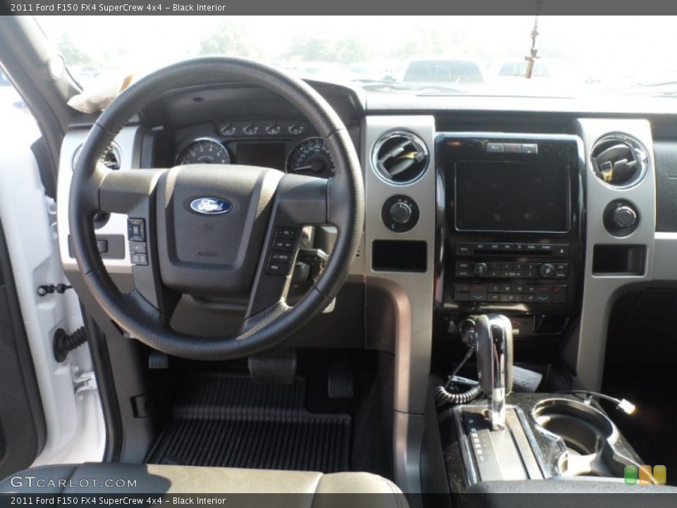 Black Interior Dashboard for the 2011 Ford F150 FX4 SuperCrew 4x4 #53657825