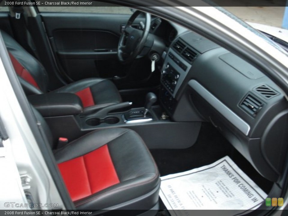 Charcoal Black/Red Interior Photo for the 2008 Ford Fusion SE #53658286