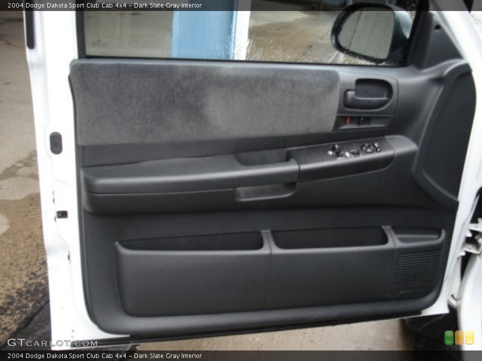 Dark Slate Gray Interior Door Panel for the 2004 Dodge Dakota Sport Club Cab 4x4 #53659109