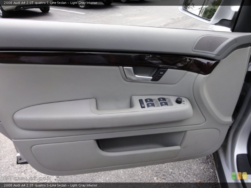 Light Gray Interior Door Panel for the 2008 Audi A4 2.0T quattro S-Line Sedan #53659331