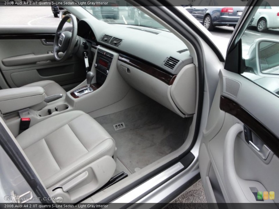 Light Gray Interior Photo for the 2008 Audi A4 2.0T quattro S-Line Sedan #53659379
