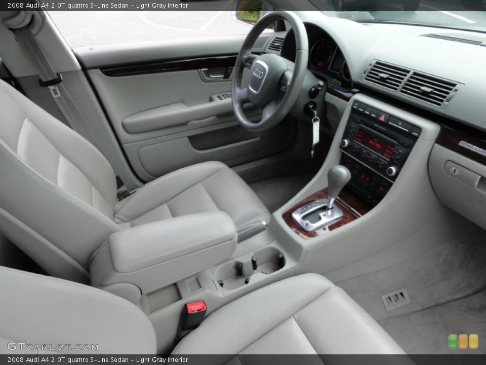 Light Gray Interior Photo for the 2008 Audi A4 2.0T quattro S-Line Sedan #53659391