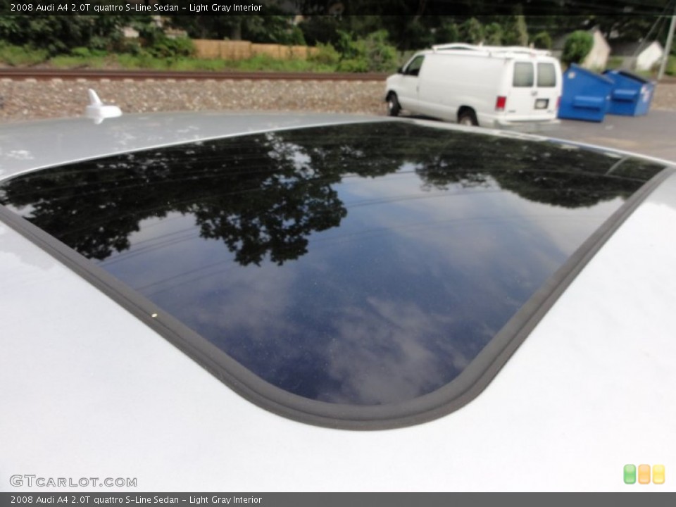 Light Gray Interior Sunroof for the 2008 Audi A4 2.0T quattro S-Line Sedan #53659426