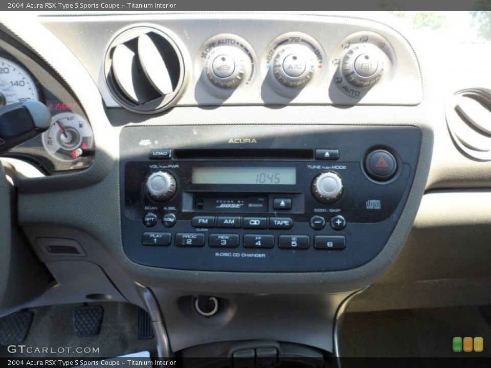 Titanium Interior Controls for the 2004 Acura RSX Type S Sports Coupe #53661908