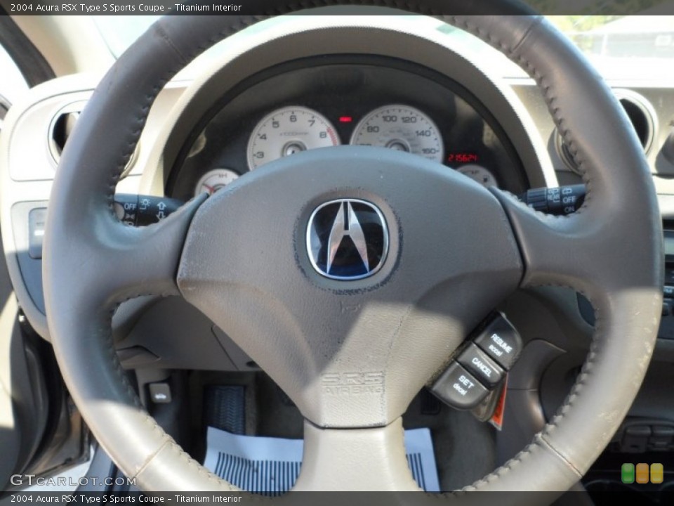 Titanium Interior Steering Wheel for the 2004 Acura RSX Type S Sports Coupe #53661932