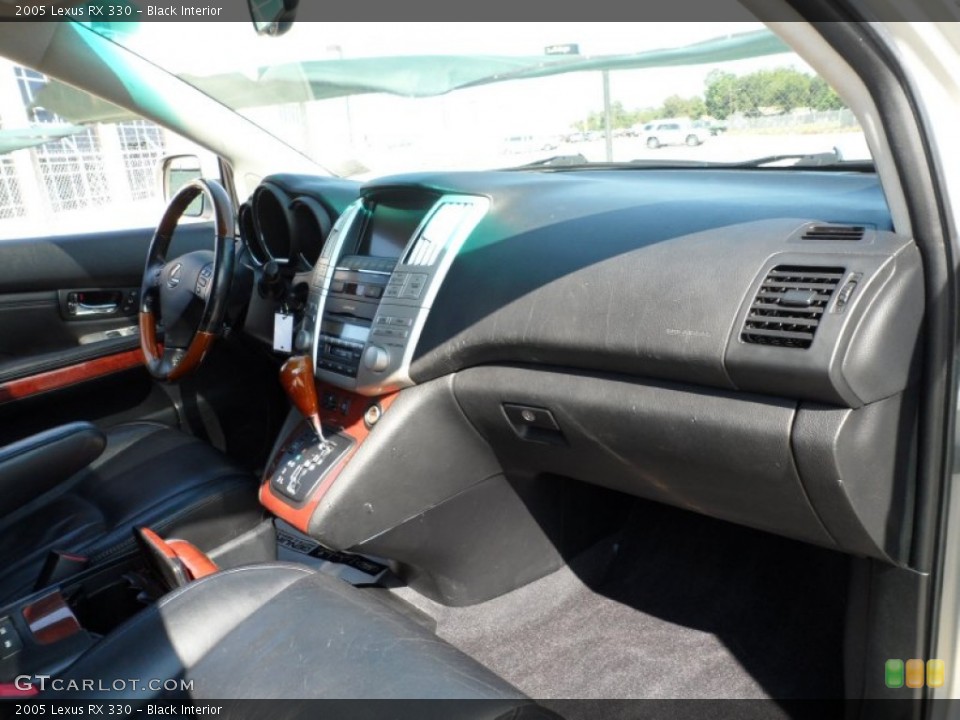 Black Interior Dashboard for the 2005 Lexus RX 330 #53662109