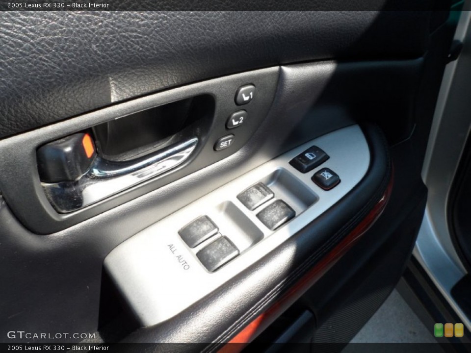 Black Interior Controls for the 2005 Lexus RX 330 #53662165