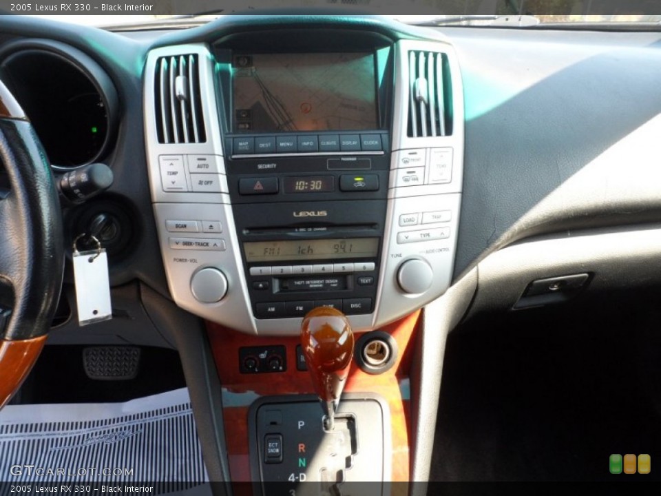 Black Interior Controls for the 2005 Lexus RX 330 #53662195